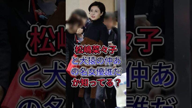 松嶋菜々子と犬猿の仲のあの名女優、誰だか知ってる？ #松嶋菜々子 #反町隆史 #芸能人 #fyp