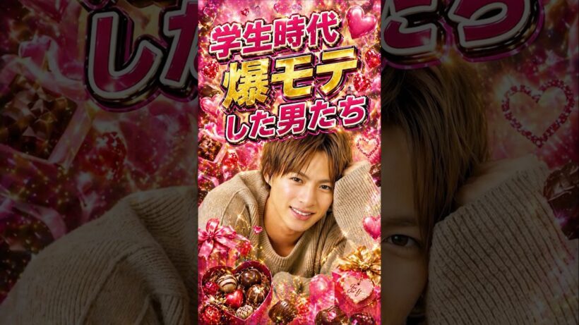 学生時代爆モテした男たち3選#ジャニーズ#中間淳太#永瀬廉#平野紫耀#モテる