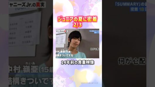 【2/3】ジュニアの夏に密着#中村嶺亜 #西畑大吾 #松倉海斗
