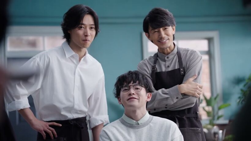 山﨑賢人さん・藤木直人さんが共演。uno「4Dオールインワンシャンプー」新CM「salon de uno 自身と余裕」篇 メイキング映像