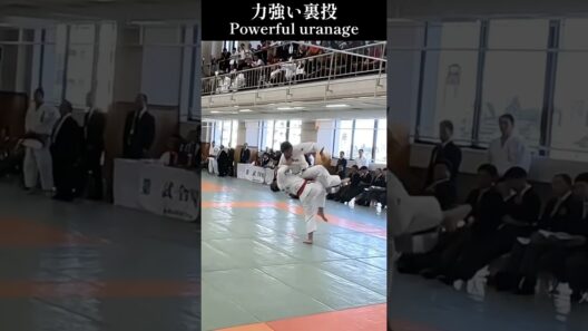 【柔道】力強い裏投！｜関東選抜高校柔道大会 Judo Powerful uranage