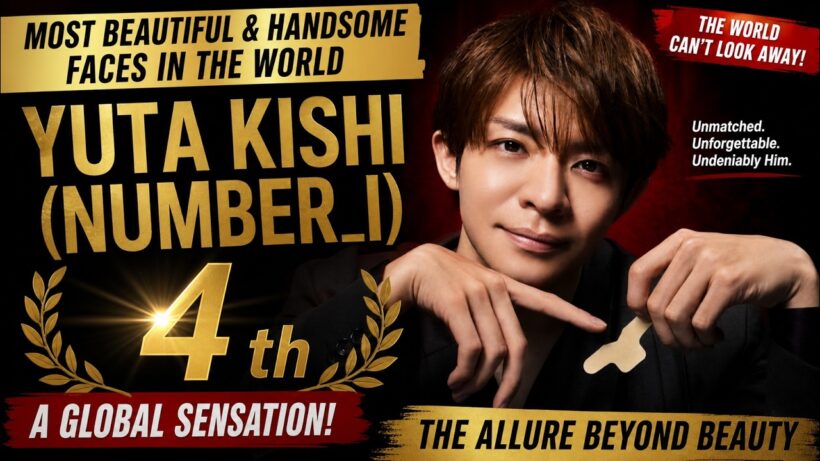 【速報】Number_i岸優太が「世界で最も美しい顔」第4位にランクイン！なぜ世界は彼のビジュアルに夢中になるのか？その隠された魅力を徹底解剖 - number.iLYs TV