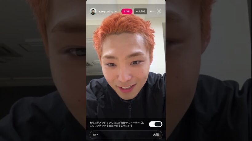 260419八村倫太郎インスタライブ