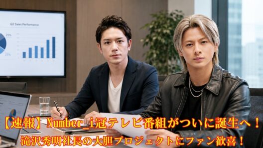 【速報】Number_i冠テレビ番組がついに誕生へ！滝沢秀明社長の大胆プロジェクトにファン歓喜！