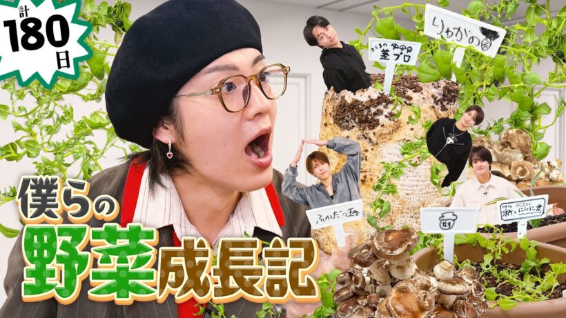 ACEes【僕らの野菜成長記】半年かけて育てた野菜をついに食べる🌱