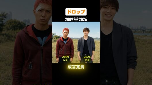 【ドロップ】俳優たちの当時と今