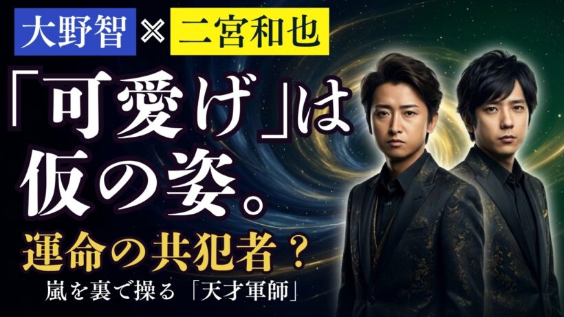 【大野智×二宮和也】なぜ嵐は「最強」だったのか？大宮コンビ。グループを裏で操る「天才軍師」と「孤独な王」の正体【妄想鑑定】