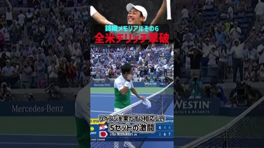 錦織メモリアル⑥ ～全米2018 vsチリッチ リベンジ達成～
