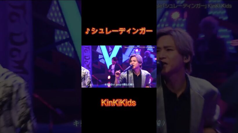 ♪シュレーディンガー #KinKiKids #domoto #堂本光一 #堂本剛