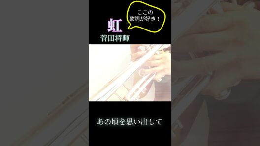 【ここの歌詞が好き！】虹 / 菅田将暉 Trumpet Cover #トランペット #演奏 #ドラえもん