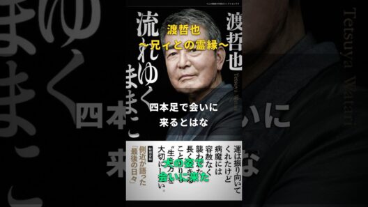 【渡哲也】幽霊なんて嘘だと言った男が成城の庭で見た奇跡【石原裕次郎】