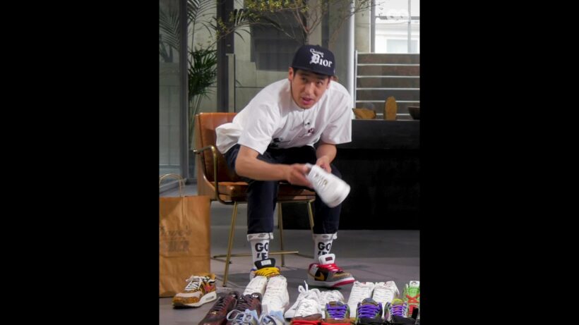 佐藤隆太、珠玉のスニーカーコレクション。