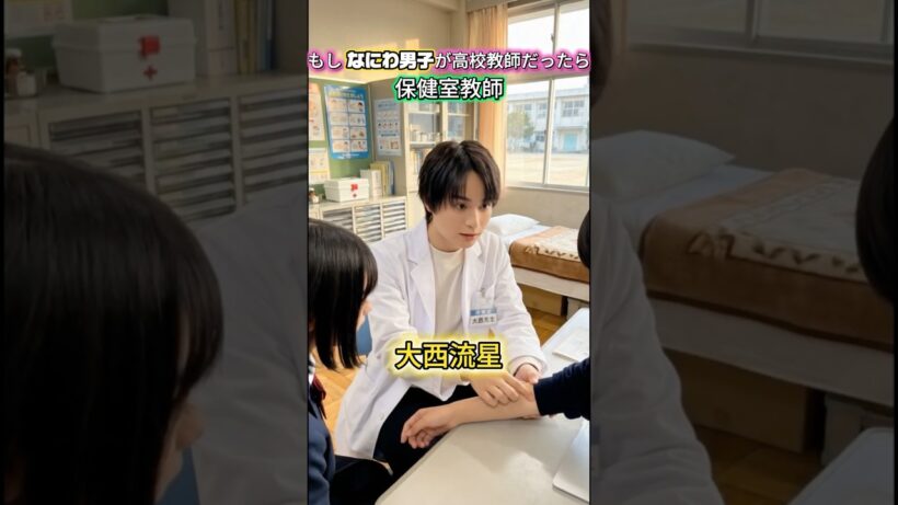 【驚愕】もしも"なにわ男子"が高校教師だったら？　#なにわ男子 #ai #ai動画 #道枝駿佑 #shorts