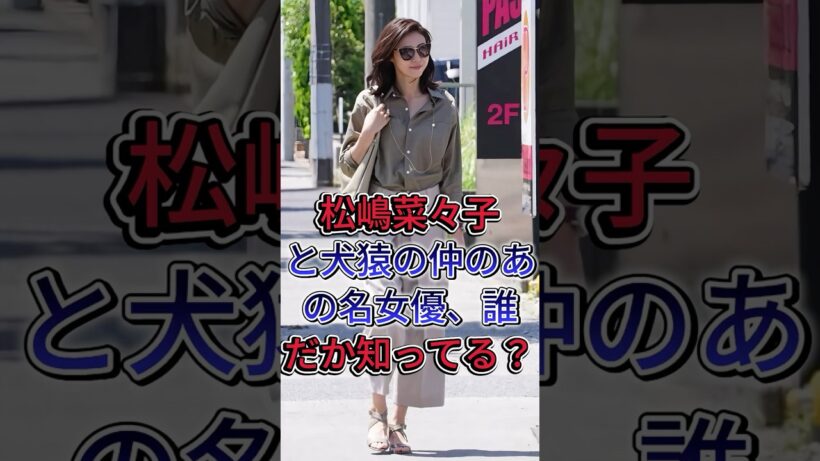 松嶋菜々子と犬猿の仲のあの名女優、誰だか知ってる？ #松嶋菜々子 #反町隆史 #芸能人 #fyp