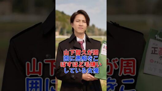 山下智久が周囲に愚痴をこぼすほど毛嫌いしている女優 #芸能人 #芸能界 #fyp #山下智久