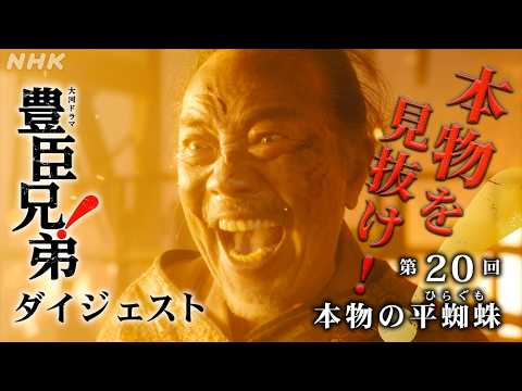 【大河ドラマ 豊臣兄弟！】第20回ダイジェスト「本物の平蜘蛛」| NHK