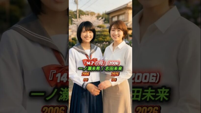 あの頃と今｜14才の母（2006）キャストまとめ #志田未来 #三浦春馬 #田中美佐子 #生瀬勝久 #谷村美月 #北乃きい #北村一輝 #14才の母
