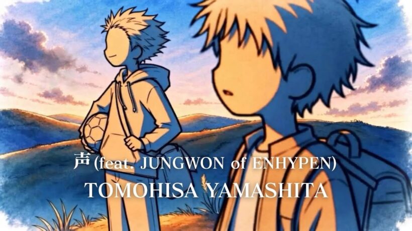 TOMOHISA YAMASHITA「声 (feat. JUNGWON of ENHYPEN)」（Lyric Video）