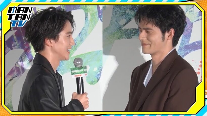 水上恒司、木戸大聖からの“贈る言葉”に大照れ「やだぁ…」　映画「WIND BREAKER/ウィンドブレイカー」公開御礼舞台あいさつ