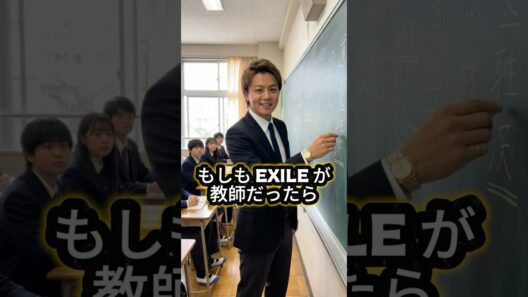 もしもEXILE が教師だったら　#EXILE #ai #芸能人 #shorts