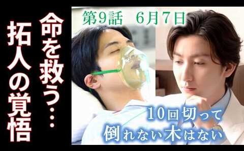 【10回切って倒れない木はない】9話 ミンソクを救うため拓人が下した驚愕の決断とは…第8話ドラマ感想、あらすじ、志尊淳、京本大我