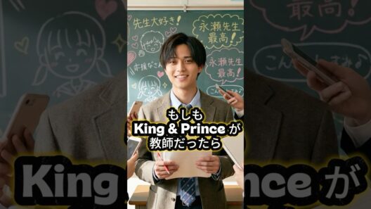 もしも King & Prince が教師だったら #kinpuri #キンプリ #永瀬廉 #shorts #ai
