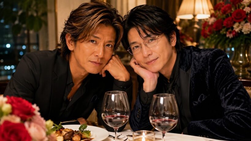 🇯🇵 💥木村拓哉＆及川光博の超豪華ディナー！仲良しすぎる2人に「まるで夫婦」の声続出😍🍷