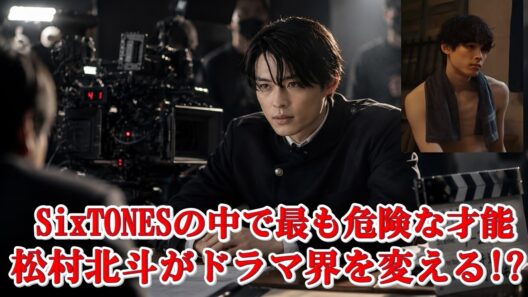 松村北斗の演技力が凄い！SixTONESメンバーの俳優としての魅力を徹底解説