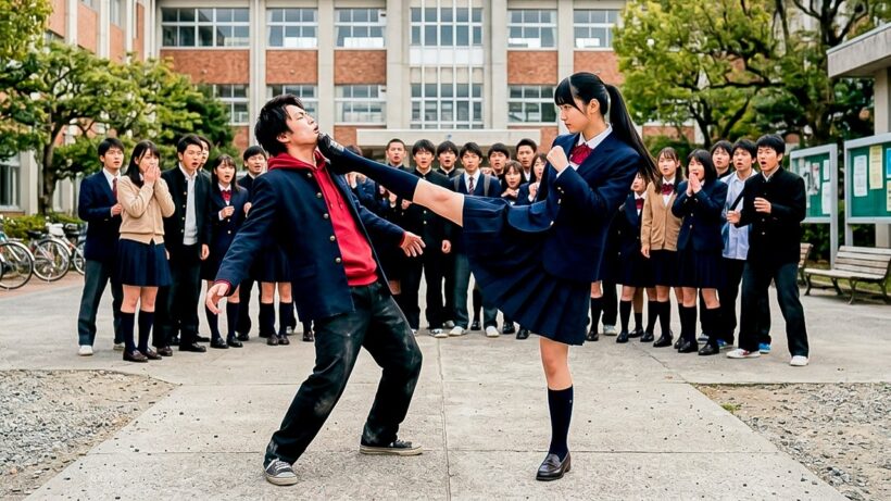 いじめっ子たちは、転校生が弱そうだと見なして彼女をいじめ始めた――しかし、その後、誰も予想しなかったことが起こった