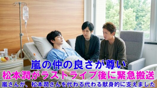 嵐の仲の良さが尊い！松本潤がラストライブ後に緊急搬送…嵐さんが、松本潤さんを代わる代わる献身的に支えました ! ARASHI LIVE TOUR 2026 「We are ARASHI」
