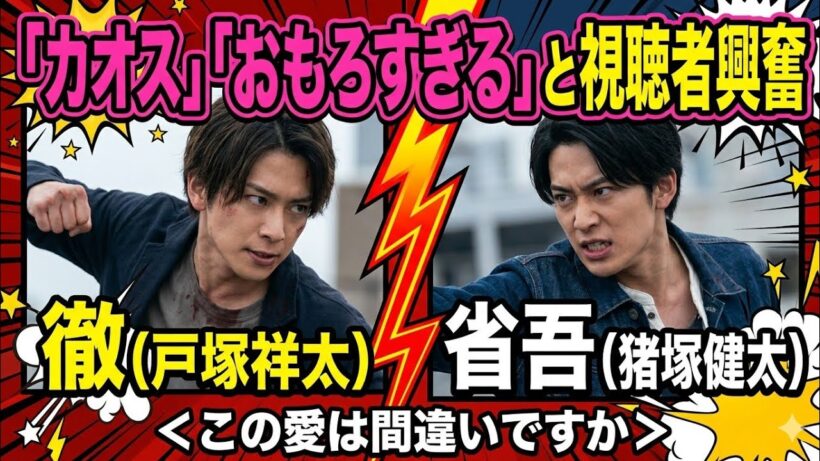 戸塚祥太“徹”と猪塚健太“省吾”が殴り合ったシーンに「カオス」「おもろすぎる」と視聴者興奮＜この愛は間違いですか＞