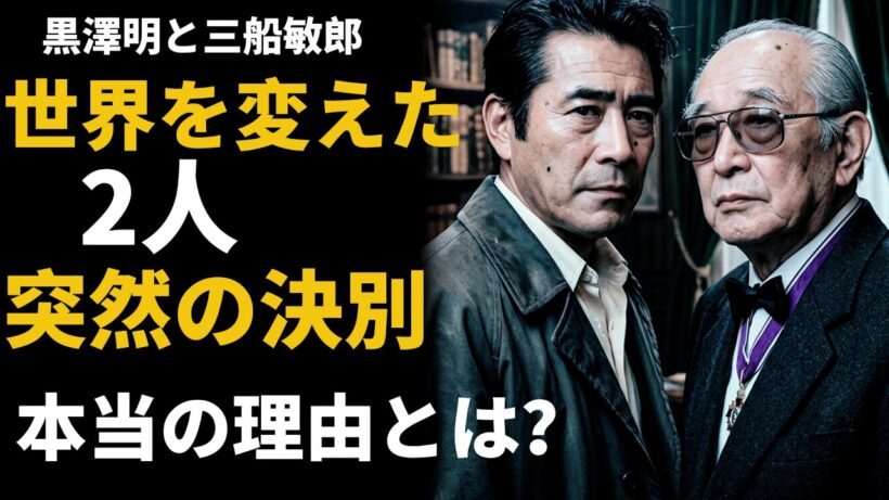 【衝撃の真実】黒澤明が三船敏郎を捨てた本当の理由…32年間呼ばれなかった男の涙