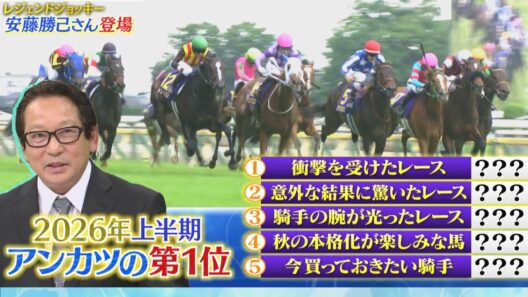 「2026年上半期　アンカツの第１位」ゲスト:安藤勝己元騎手「BSイレブン競馬中継」（2026年6月7日放送）