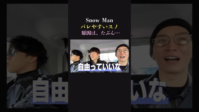 【触れ合い】SnowMan 東京ドライブを楽しむ5人♡