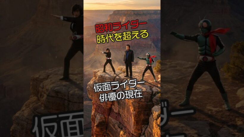昭和の仮面ライダー俳優英雄列伝│若い頃→今をタイムスリップ比較！ #KamenRider #shorts #今と昔 #若い頃 #芸能人 #昭和スター #昭和レトロ