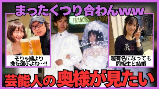 【有益2ch】芸能人・有名人の奥様まとめ！美人すぎると話題の妻から意外な馴れ初めまで一挙紹介【ガルちゃん】