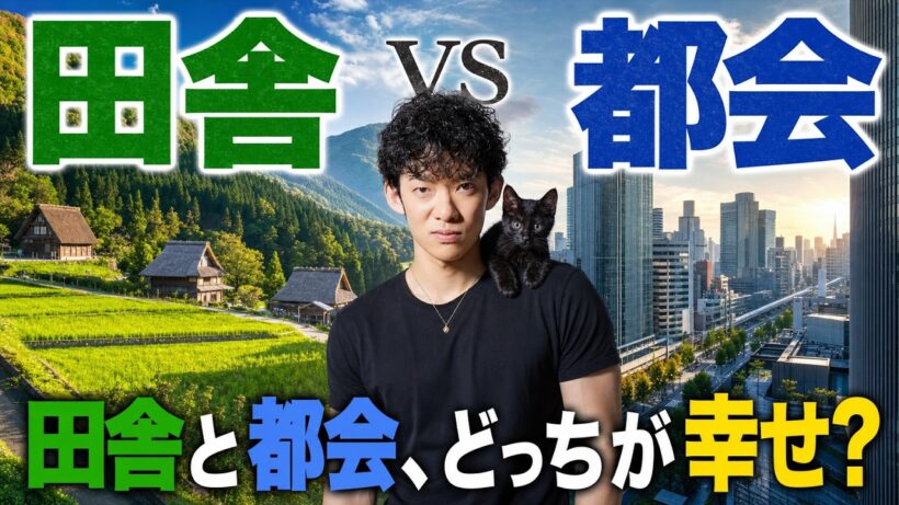 【消す生放送】田舎と都会、どっちが幸せ？