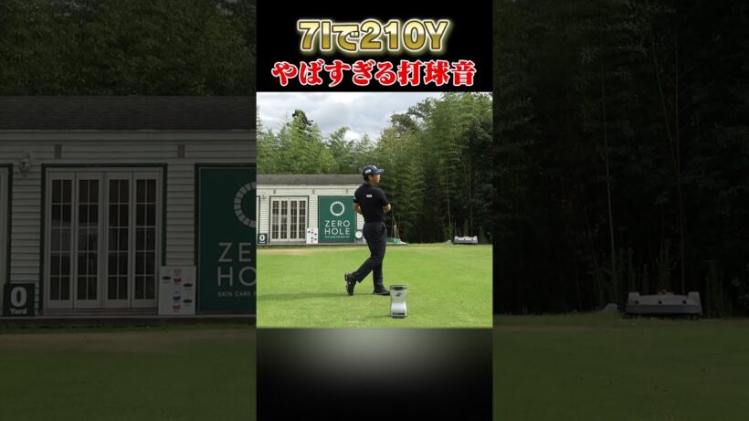 7番アイアンで210y！？ #shorts #subscribe #shortvideo #golf #golfswing #golfer