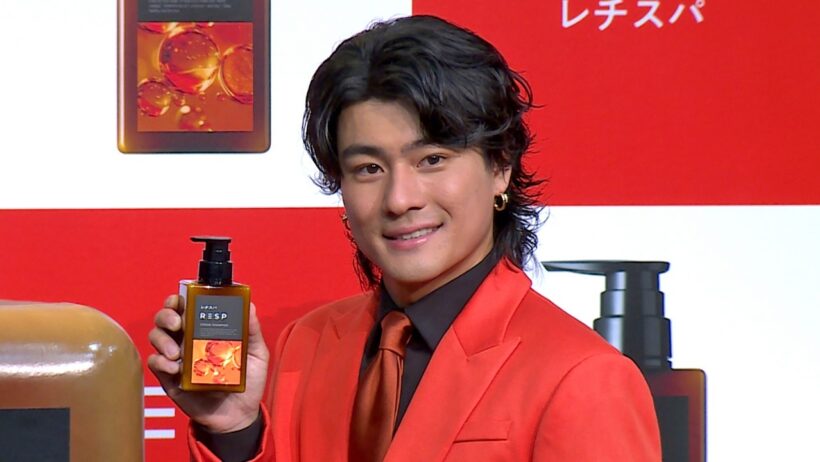 SixTONES森本慎太郎、「小さくなった自分は意外とかわいいんだな」　オレンジのスーツ姿で登場、「レチスパ」アンバサダー就任・新CM発表会