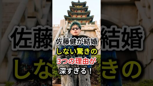 佐藤健が結婚しない「驚きの3つの理由」が深すぎる！ #芸能人#fyp  #佐藤健