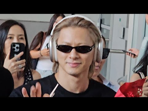 Shō Hirano 平野 紫耀 arrival @ Charles de Gaulle Airport in Paris for the Louis Vuitton PFW Event