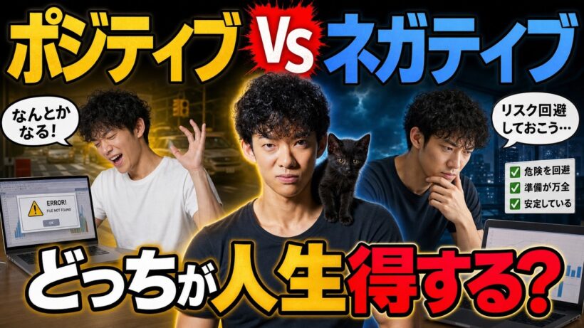 仕事で成功するのはポジティブvsネガティブどっち？