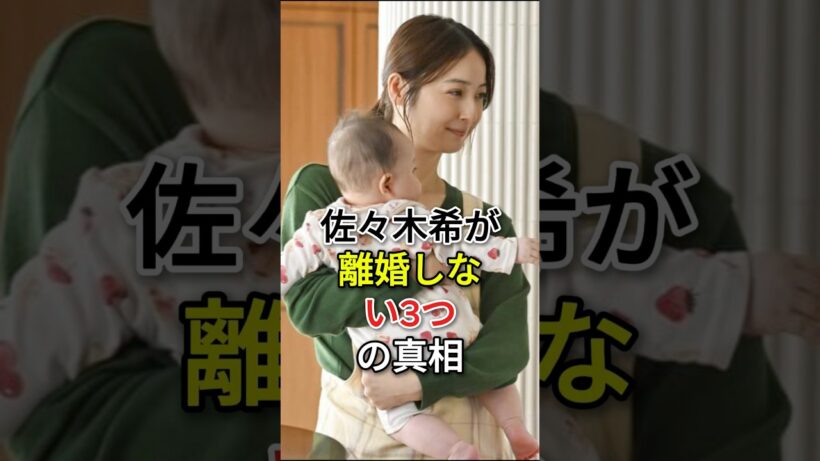 佐々木希が離婚しない3つの真相 #渡部建 #佐々木希 #fyp #芸能人
