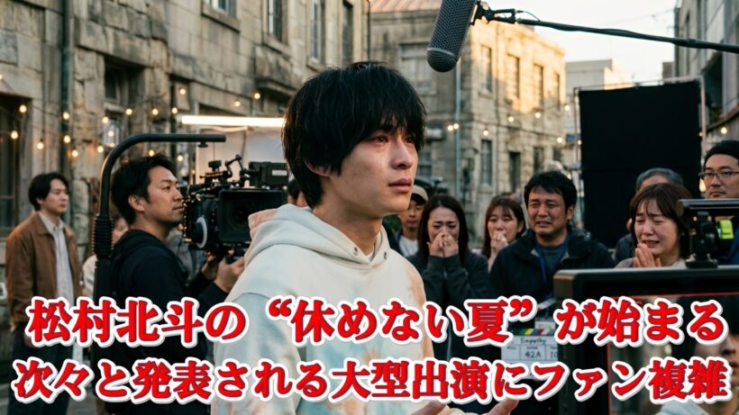 松村北斗に限界説!? SixTONES・主演ドラマ・映画・24時間テレビ…超過密スケジュールの真相
