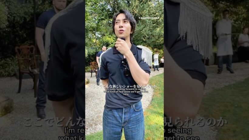 Tomohisa Yamashita at Dior 2027 Summer Men's Show #山下智久 #shorts