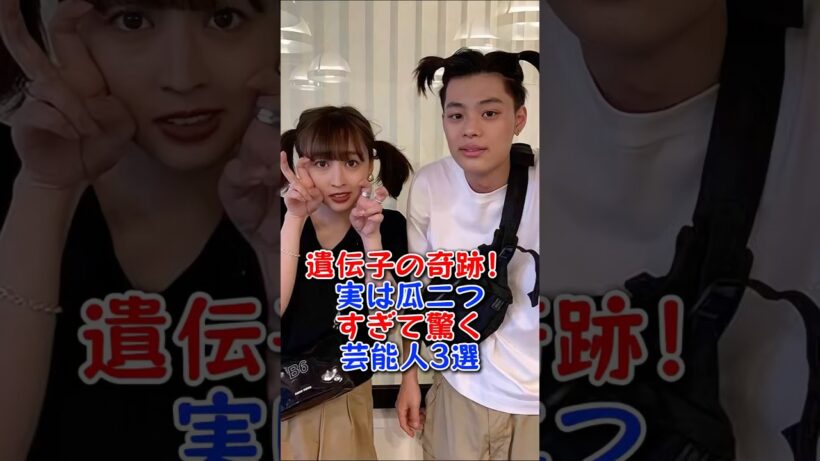 遺伝子の奇跡！実は瓜二つすぎて驚く芸能人3選 #芸能人 #芸能 #fyp #新田真剣佑 #竹内涼真