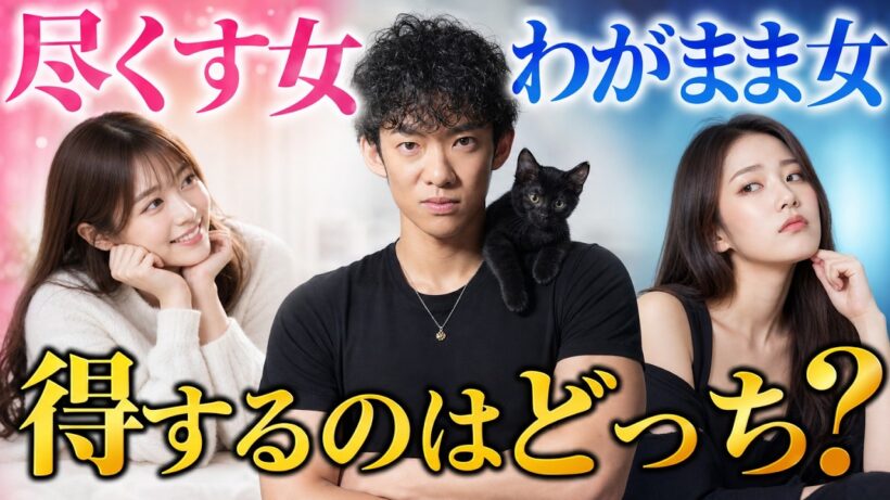 【尽くす女vsわがままな女】得するのはどっち？