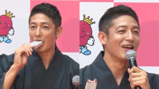 【尊すぎる】玉木宏、『あずきバー』をパクッ！幸せそうな笑顔にほっこり