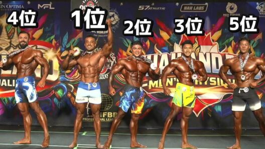 【え...？】田口純平さん メンズフィジーク順位結果【速報】
