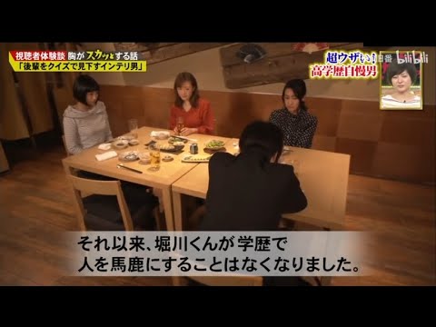 『スカッとジャパン』2024🧡「それ以来、堀川くんが学歴で 人を馬鹿にすることはなくなりました。」❤❤❤